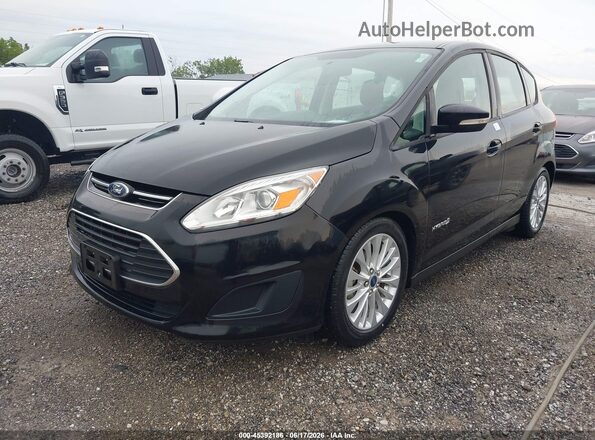 1FADP5AU2JL102059 2018 FORD C-MAX HYBRID Черный Передняя левая четверть