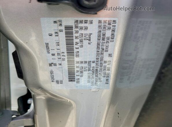 1FADP5AU4GL106610 2016 FORD C-MAX Silver VIN კოდის სტიკერის ხედი