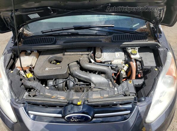 1FADP5AU4GL113587 2016 FORD C-MAX Charcoal Rear interior view
