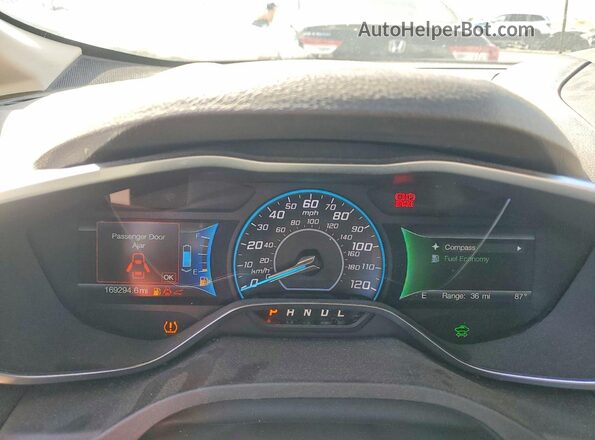 1FADP5AU5GL108897 2016 FORD C-MAX White Instrument cluster view