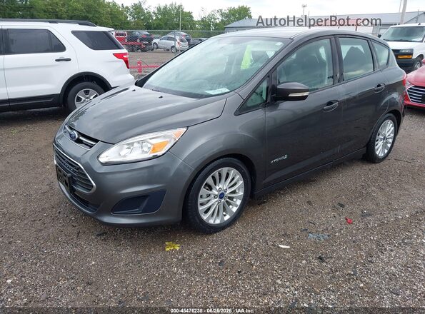 1FADP5AU8JL102065 2018 FORD C-MAX HYBRID Серый Передняя левая четверть
