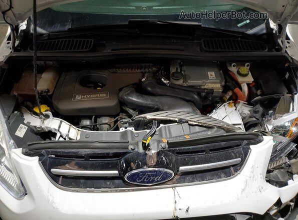1FADP5AU9JL101992 2018 FORD C-MAX White Вид задньої частини салону