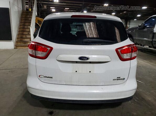 1FADP5AU9JL101992 2018 FORD C-MAX White Вид ззаду