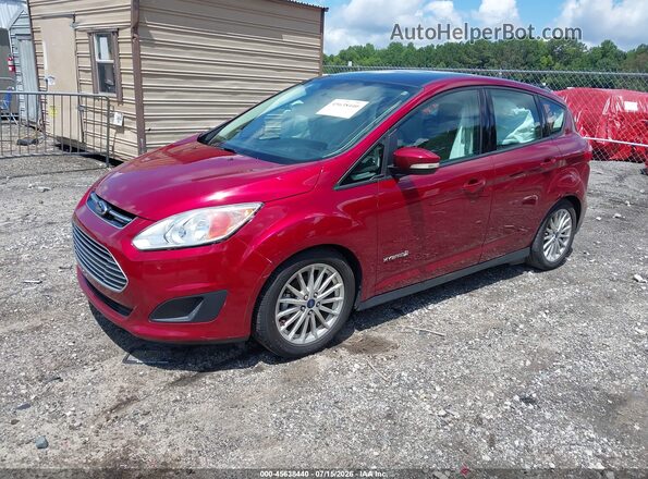 1FADP5AUXGL120043 2016 FORD C-MAX HYBRID Красный Передняя левая четверть