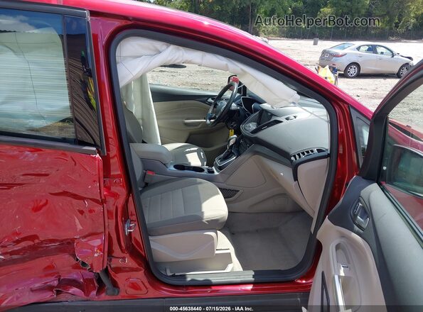 1FADP5AUXGL120043 2016 FORD C-MAX HYBRID Красный Вид салона спереди