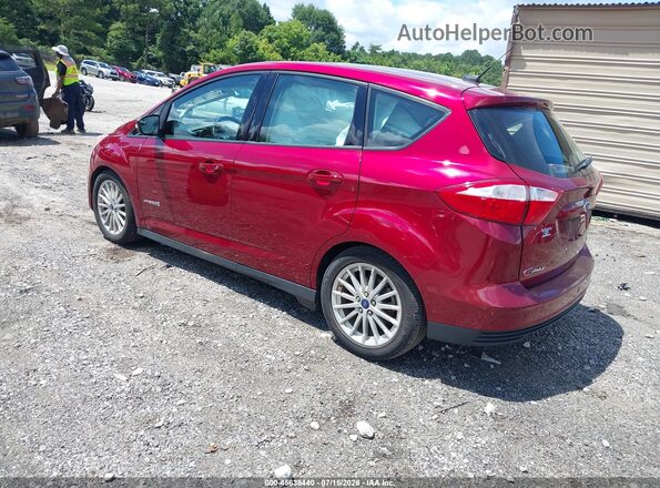 1FADP5AUXGL120043 2016 FORD C-MAX HYBRID Красный Задняя левая четверть