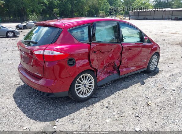 1FADP5AUXGL120043 2016 FORD C-MAX HYBRID Красный Задняя правая четверть
