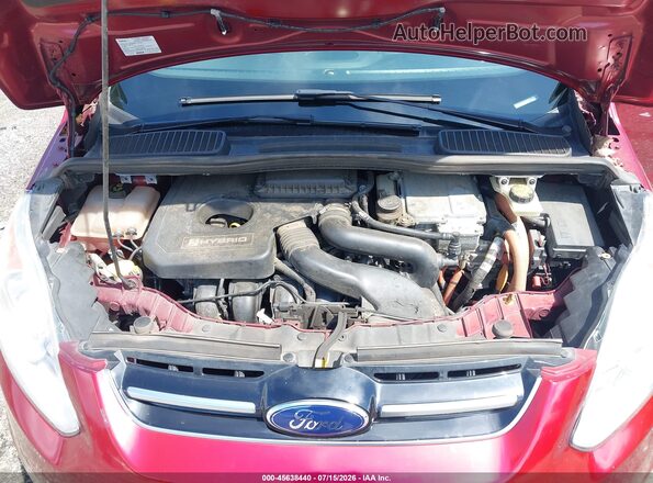 1FADP5AUXGL120043 2016 FORD C-MAX HYBRID Красный Вид сзади