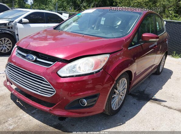 1FADP5BU1GL120981 2016 FORD C-MAX HYBRID Red Vista tres cuartos delantera izquierda