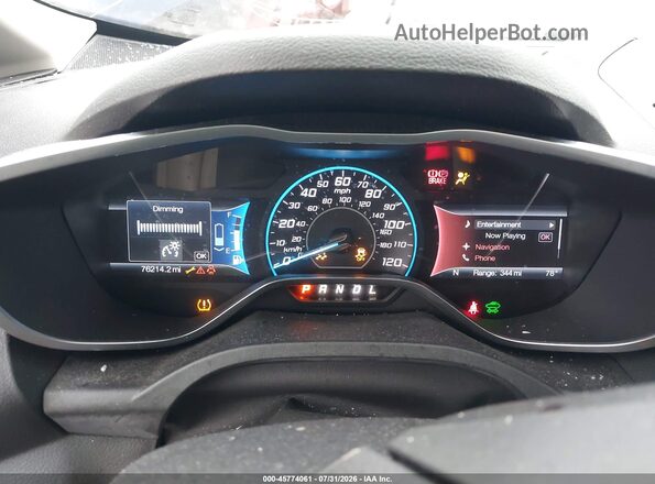 1FADP5BU3GL106709 2016 FORD C-MAX HYBRID Dark Blue Rear seats view