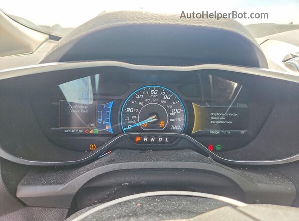 1FADP5BU6GL110026 2016 FORD C-MAX Серебряный Вид щитка приборов