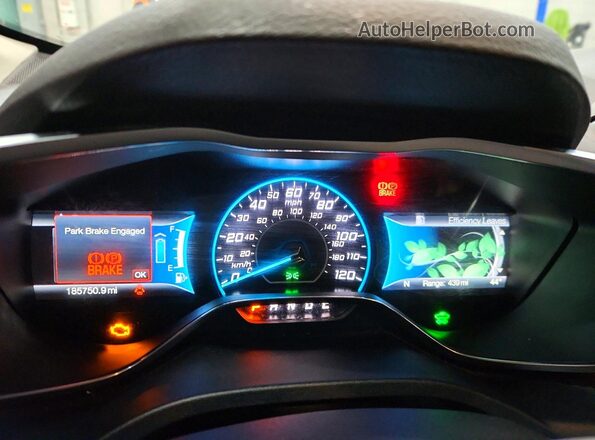 1FADP5BU6GL110947 2016 FORD C-MAX Black Instrument cluster view