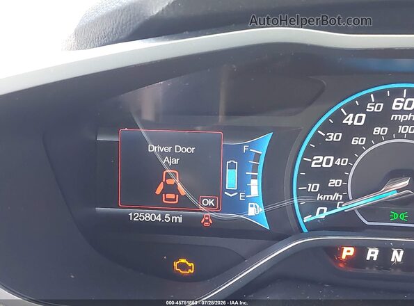 1FADP5BU7GL104090 2016 FORD C-MAX HYBRID Black Հետևի նստատեղերի տեսք