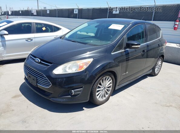 1FADP5BU7GL104090 2016 FORD C-MAX HYBRID Black Առջևի ձախ երեք քառորդ տեսարան