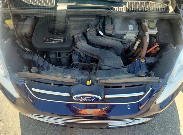 1FADP5CU0GL116015 2016 FORD C-MAX Blue Widok wnętrza z tyłu