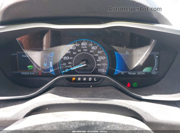 1FADP5CU1GL105279 2016 FORD C-MAX ENERGI Gray Vista del cuadro de instrumentos