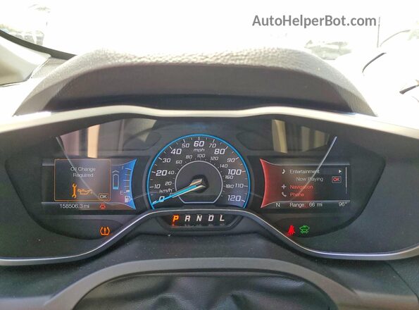 1FADP5CU1GL111308 2016 FORD C-MAX Белый Вид щитка приборов