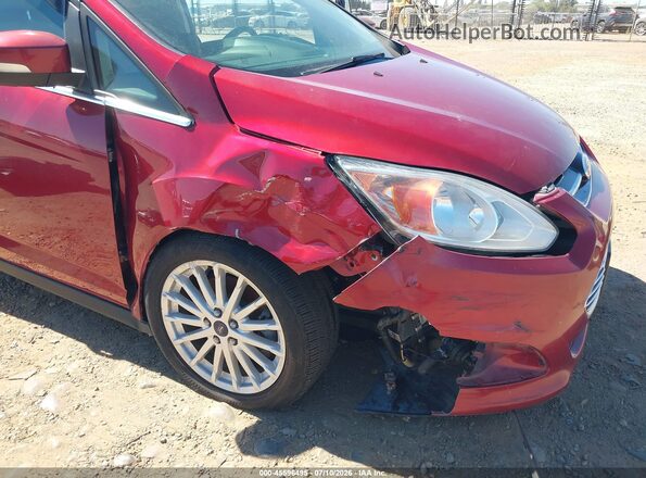 1FADP5CU1GL112717 2016 FORD C-MAX ENERGI Red Widok z przodu
