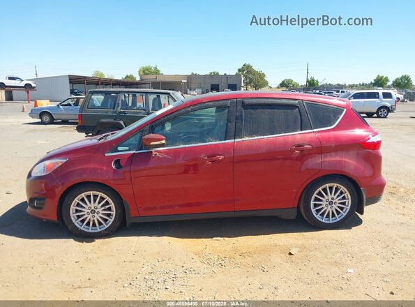 1FADP5CU1GL112717 2016 FORD C-MAX ENERGI Red Widok wnętrza 360 stopni
