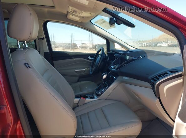 1FADP5CU1GL112717 2016 FORD C-MAX ENERGI Red Widok wnętrza z przodu