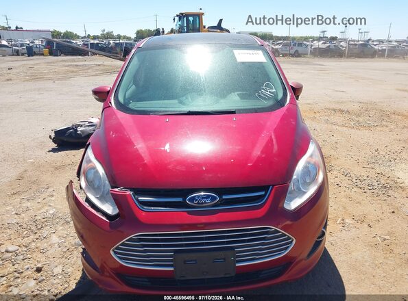 1FADP5CU1GL112717 2016 FORD C-MAX ENERGI Red Widok zestawu wskaźników