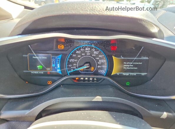 1FADP5CU3GL102402 2016 FORD C-MAX White Вид щитка приладів