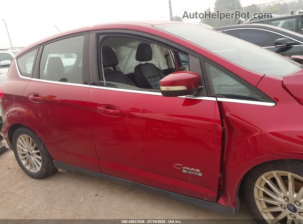 1FADP5CU5GL113997 2016 FORD C-MAX ENERGI Red Vista interior trasera