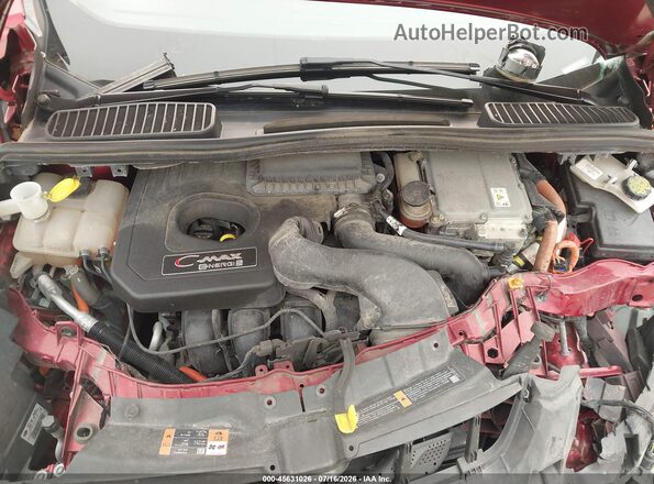 1FADP5CU5GL113997 2016 FORD C-MAX ENERGI Red Vista trasera