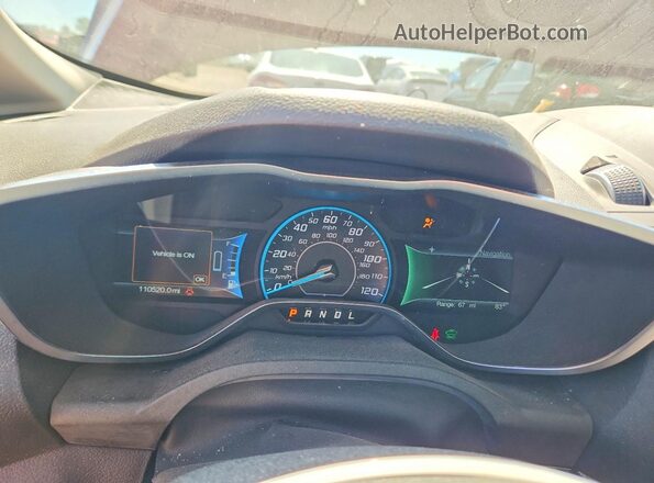 1FADP5DU0HL115110 2017 FORD C-MAX Red Vista del cuadro de instrumentos