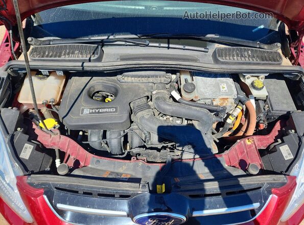 1FADP5DU0HL115110 2017 FORD C-MAX Red Vista interior trasera