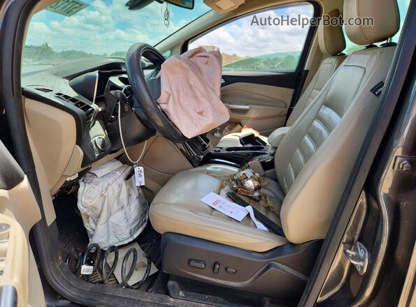 1FADP5DU0JL102153 2018 FORD C-MAX Gray Вид салону спереду