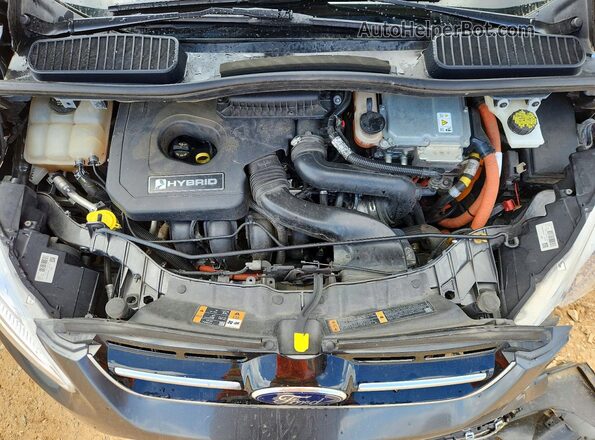 1FADP5DU0JL102153 2018 FORD C-MAX Gray Вид підкапотного простору