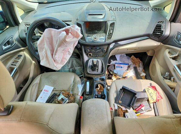 1FADP5DU0JL102153 2018 FORD C-MAX Gray Вид панелі приладів