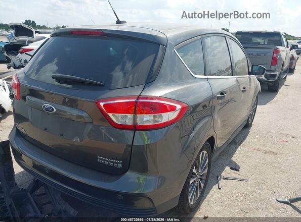 1FADP5DU4HL117975 2017 FORD C-MAX HYBRID Gray Rear right