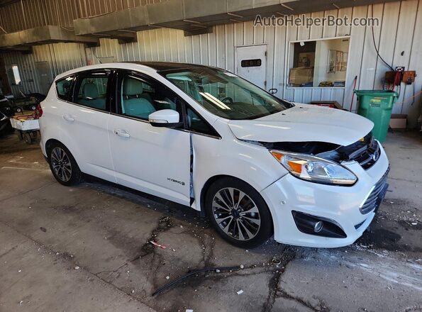 1FADP5DU5HL109738 2017 FORD C-MAX White Przód prawy