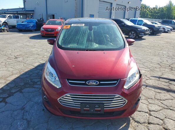 1FADP5DU9HL116790 2017 FORD C-MAX Red Вид спереду