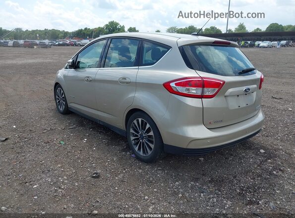 1FADP5DUXJL101141 2018 FORD C-MAX HYBRID Champagne Rear left