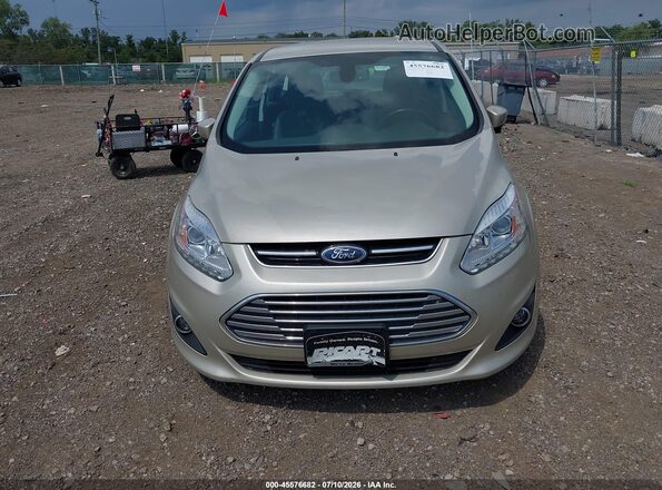 1FADP5DUXJL101141 2018 FORD C-MAX HYBRID Champagne Front view