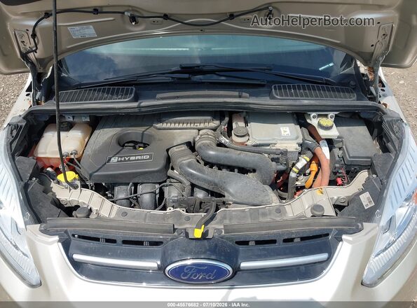 1FADP5DUXJL101141 2018 FORD C-MAX HYBRID Champagne Rear view