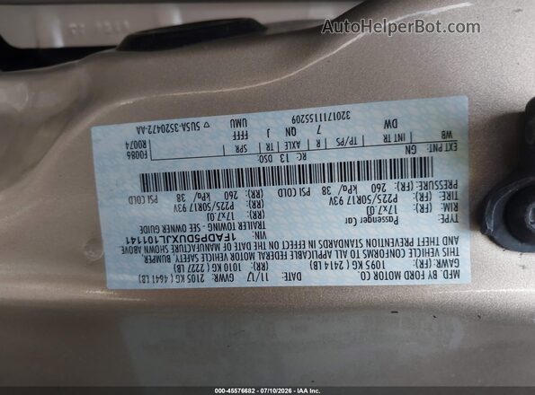 1FADP5DUXJL101141 2018 FORD C-MAX HYBRID Champagne Engine compartment view