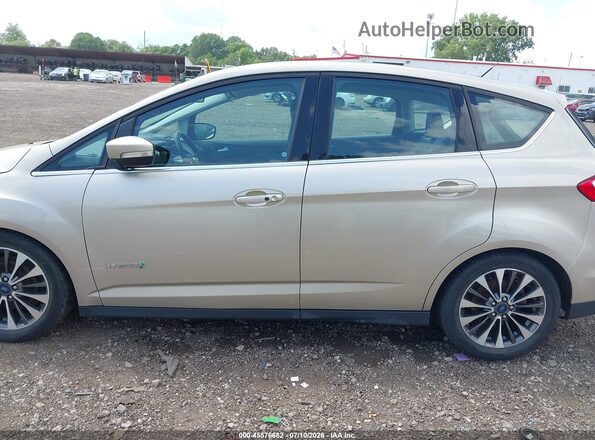1FADP5DUXJL101141 2018 FORD C-MAX HYBRID Champagne 360 interior view