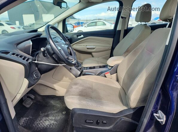 1FADP5EU5HL119135 2017 FORD C-MAX Blue Widok wnętrza z przodu