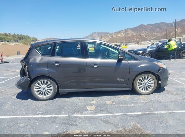 1FADP5EU6HL114154 2017 FORD C-MAX ENERGI Gray 360 interior view