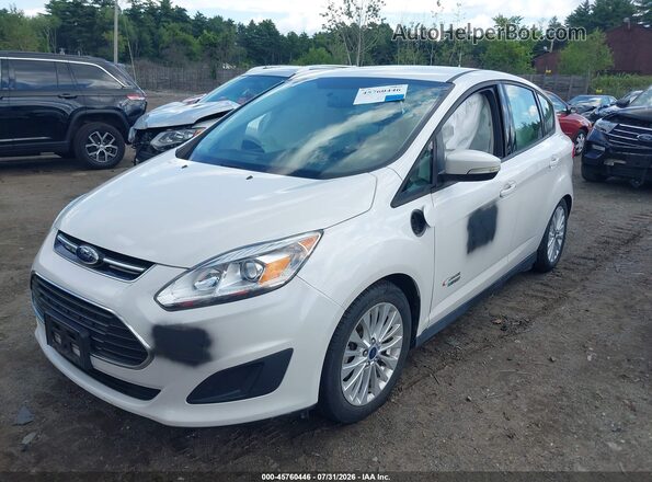 1FADP5EU9HL114973 2017 FORD C-MAX ENERGI Белый Передняя левая четверть