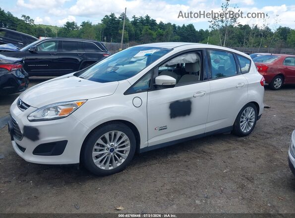 1FADP5EU9HL114973 2017 FORD C-MAX ENERGI Белый Вид задней части салона
