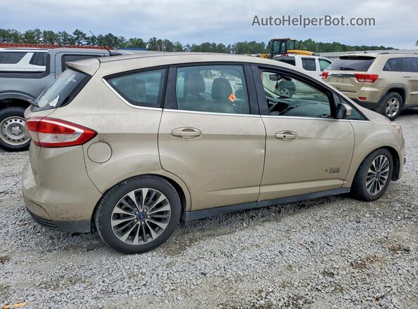 1FADP5FU1HL101956 2017 FORD C-MAX Желто-коричневый Задняя правая четверть