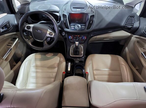 1FADP5FU1HL104694 2017 FORD C-MAX Gray Вид панелі приладів
