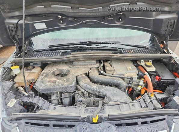 1FADP5FU2HL105434 2017 FORD C-MAX Gray Vista interior trasera