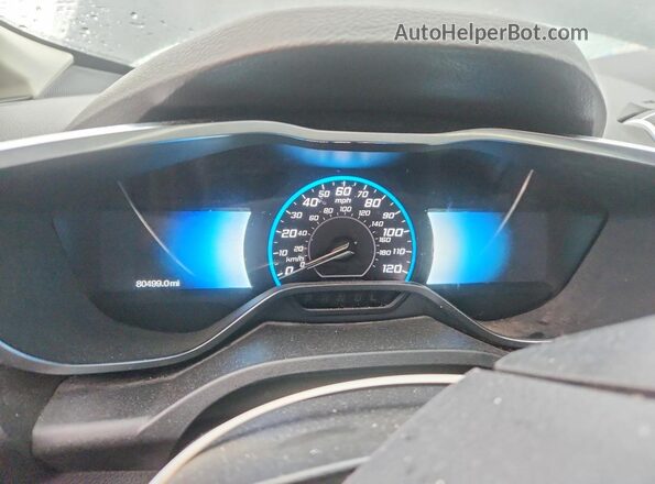 1FADP5FU2HL105434 2017 FORD C-MAX Gray Vista del cuadro de instrumentos