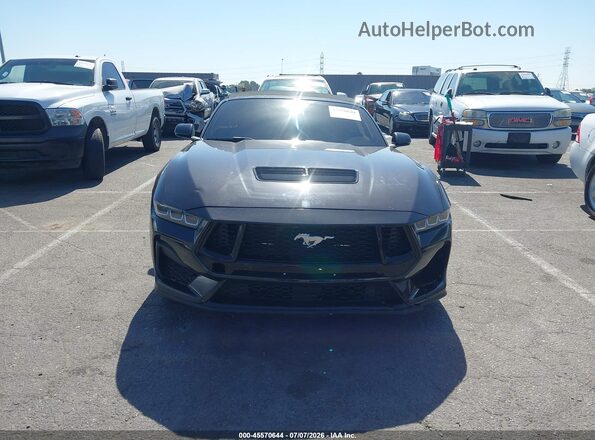 1FAGP8FF3R5103097 2024 FORD MUSTANG Black Widok zestawu wskaźników